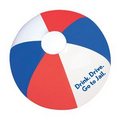 Red/ White & Blue Inflatable Beach Ball